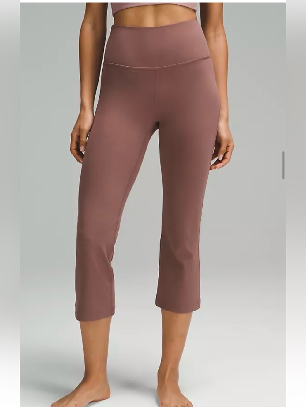Lululemon Groove Super-High-Rise Crop 23" *Nulu Yoga